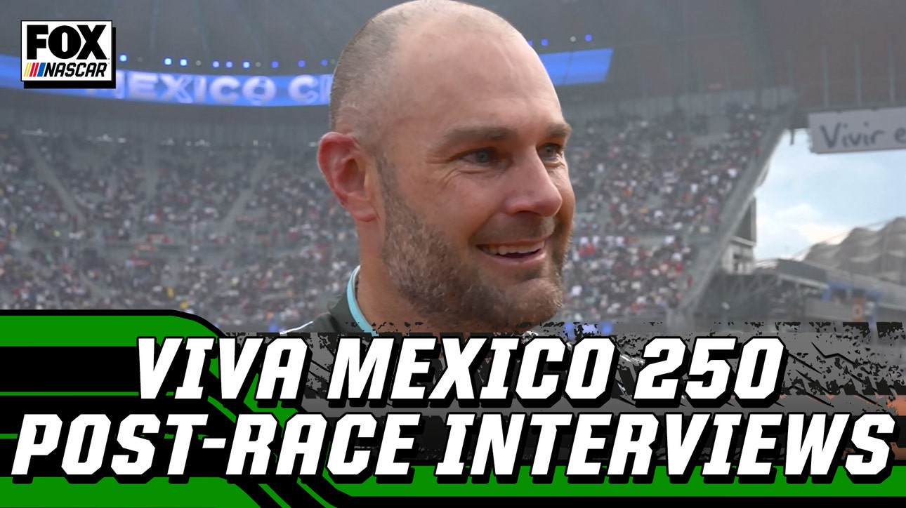Shane Van Gisbergen and more post-race interviews from Viva Mexico 250 | NASCAR on FOX